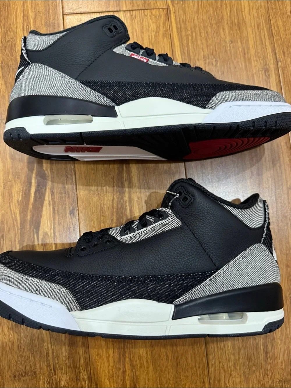 Air Jordan 3 x Levi’s  “Black and White”